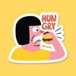 Hungry | Sticker