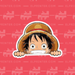 Luffy Peek  | Sticker