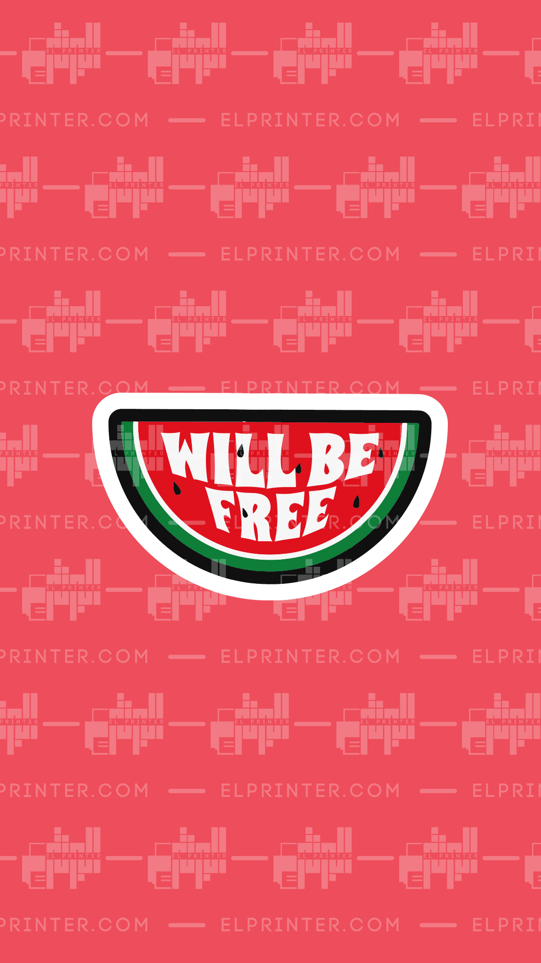 p3 Palestine Will Be Free | Sticker - Image 1