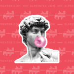 David Statue Bubblegum  | Sticker